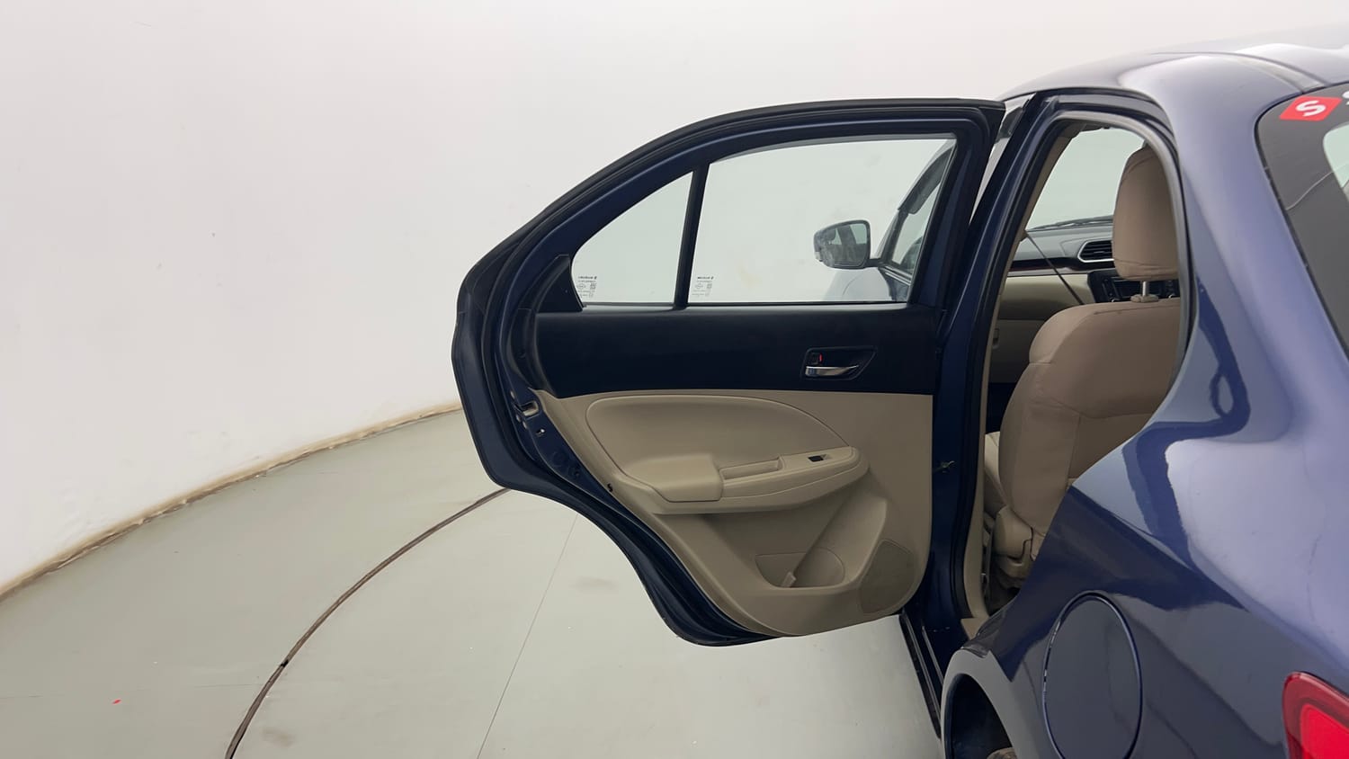 Used 2019 Maruti Suzuki Dzire VXi Petrol Manual interior LEFT REAR DOOR OPEN VIEW