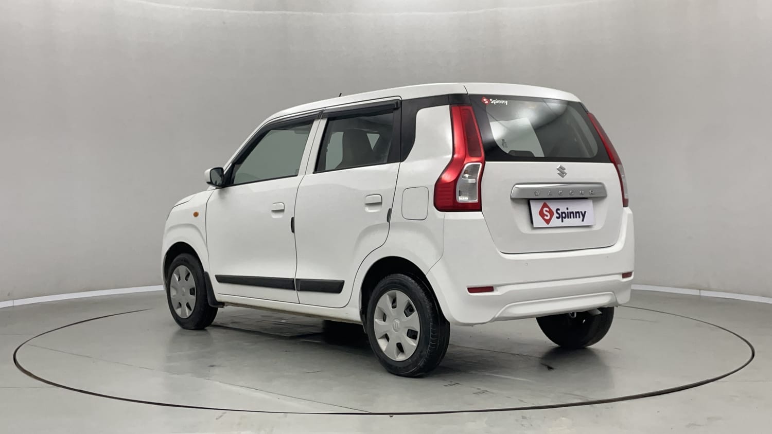 Used 2021 Maruti Suzuki Wagon R 1.0 VXi (O) 1.0 AMT Petrol Automatic exterior LEFT REAR CORNER VIEW
