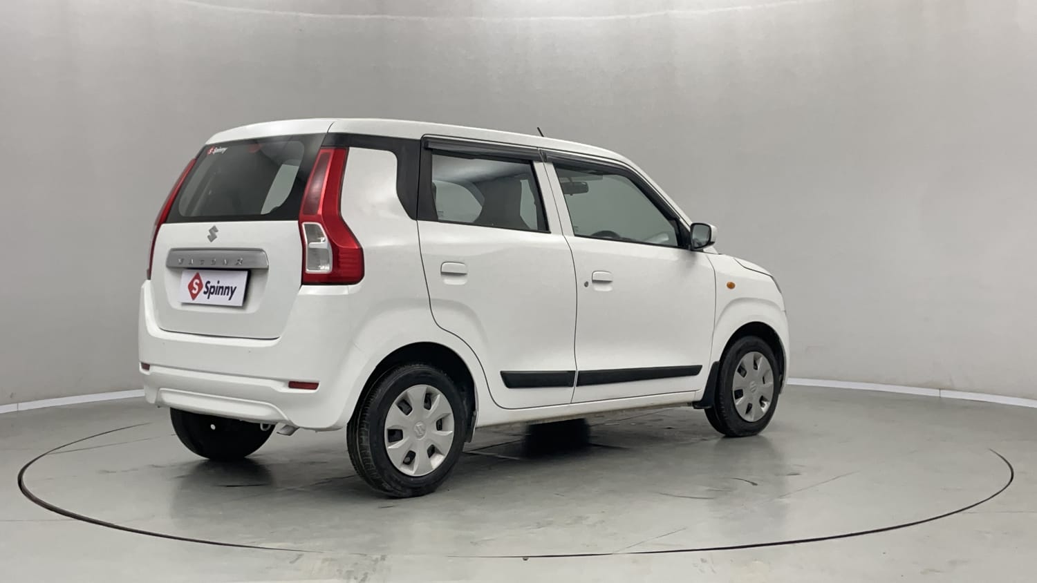 Used 2021 Maruti Suzuki Wagon R 1.0 VXi (O) 1.0 AMT Petrol Automatic exterior RIGHT REAR CORNER VIEW