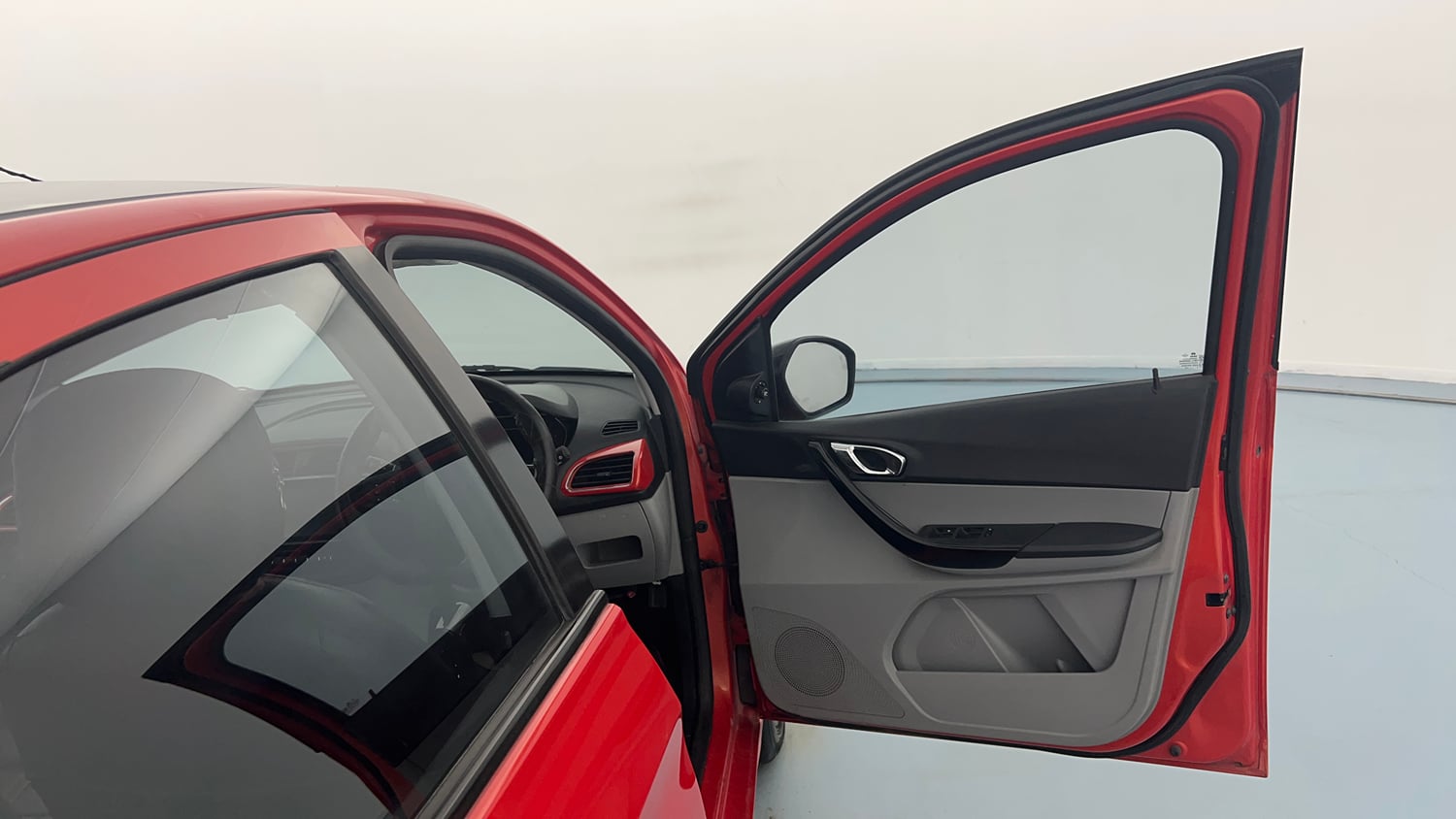 Used 2020 Tata Tiago XZA Plus Dual Tone Petrol Automatic interior RIGHT FRONT DOOR OPEN VIEW