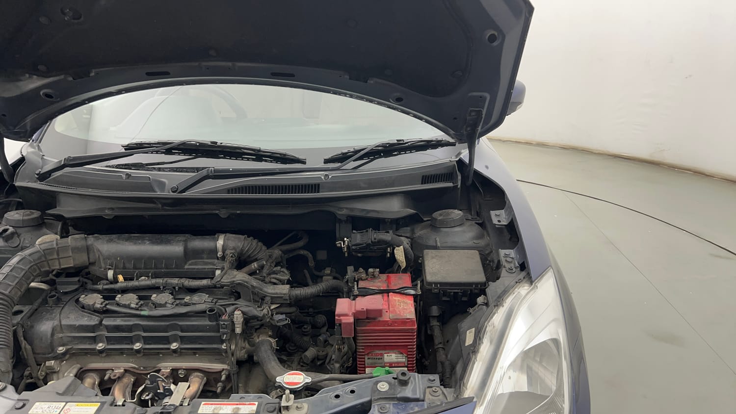 Used 2019 Maruti Suzuki Dzire VXi Petrol Manual engine ENGINE LEFT SIDE HINGE & APRON VIEW