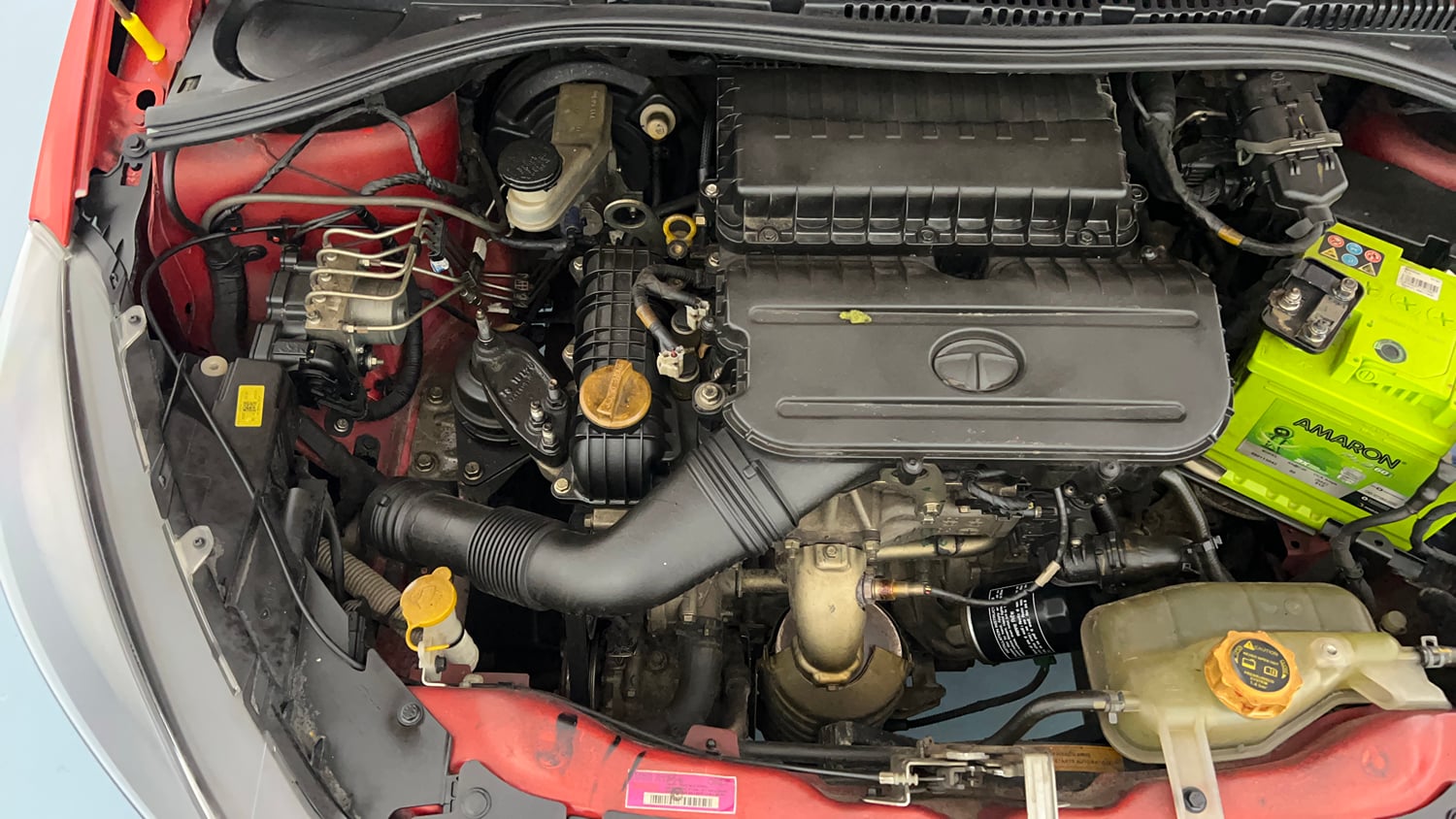 Used 2020 Tata Tiago XZA Plus Dual Tone Petrol Automatic engine ENGINE RIGHT SIDE VIEW