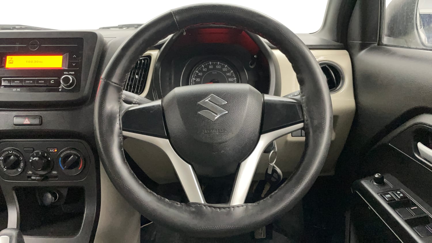 Used 2021 Maruti Suzuki Wagon R 1.0 VXi (O) 1.0 AMT Petrol Automatic interior STEERING VIEW