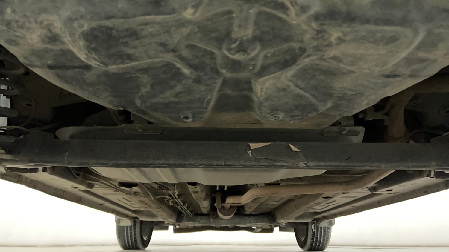 Used 2022 Tata Punch Kaziranga Creative iRA Pack AMT Petrol Automatic extra REAR UNDERBODY VIEW (TAKEN FROM REAR)