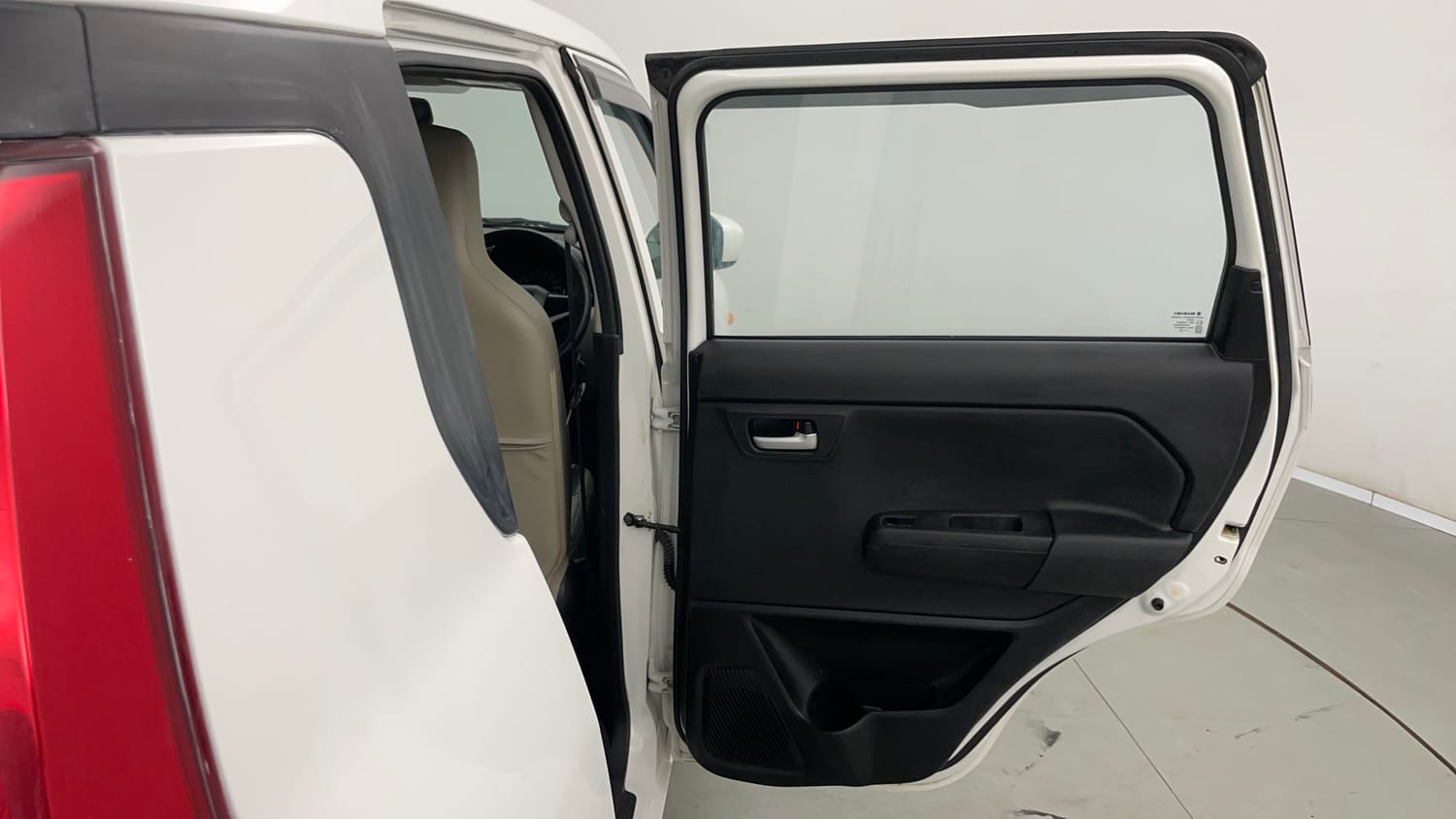 Used 2021 Maruti Suzuki Wagon R 1.0 VXi (O) 1.0 AMT Petrol Automatic interior RIGHT REAR DOOR OPEN VIEW