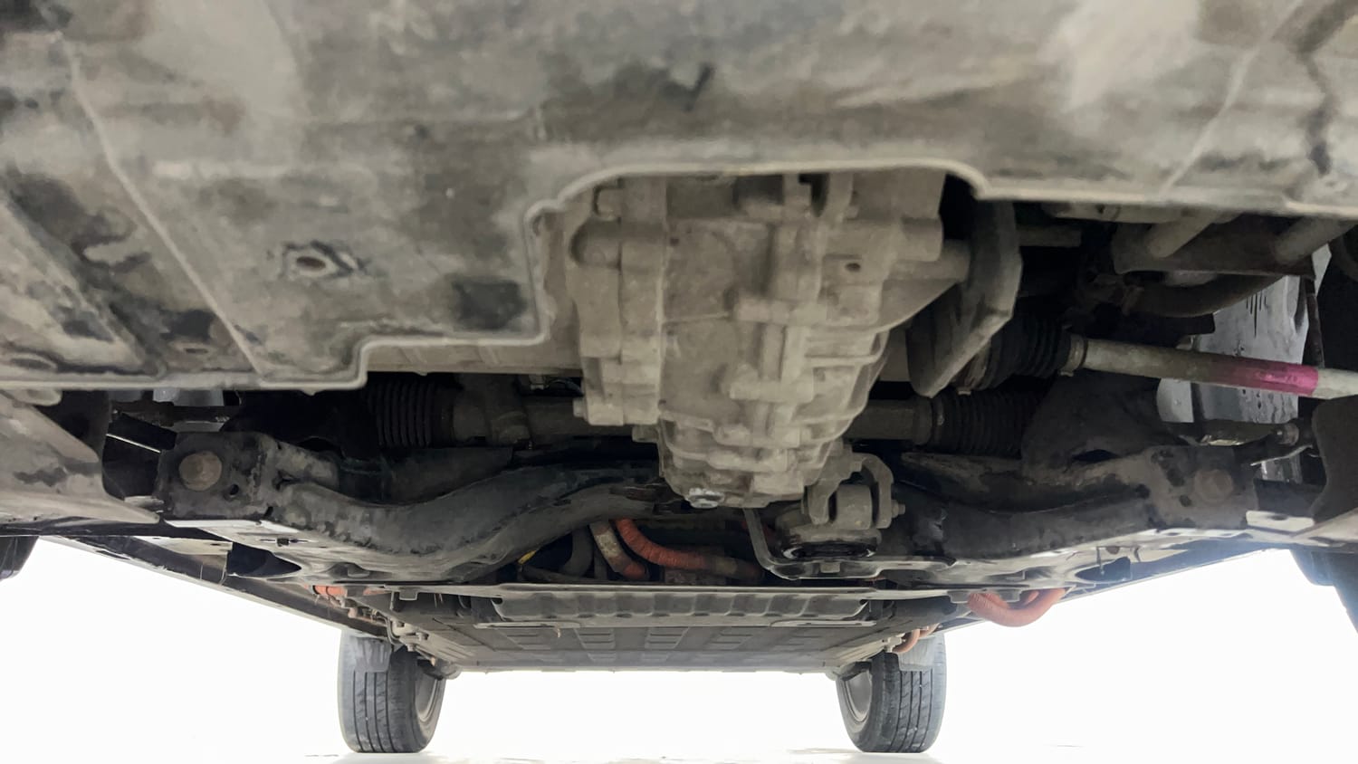 Used 2022 Tata Nexon EV XZ Plus Electric Automatic extra FRONT LEFT UNDERBODY VIEW