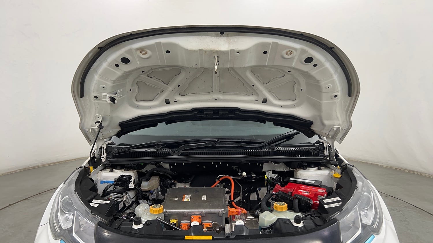 Used 2022 Tata Nexon EV XZ Plus Electric Automatic engine ENGINE & BONNET OPEN FRONT VIEW