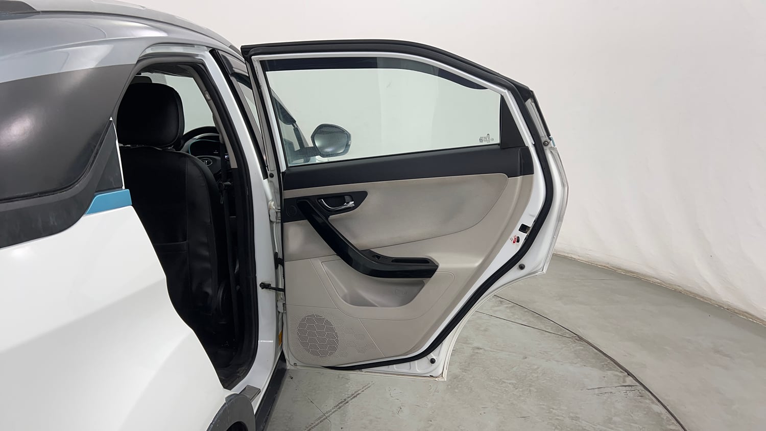 Used 2022 Tata Nexon EV XZ Plus Electric Automatic interior RIGHT REAR DOOR OPEN VIEW