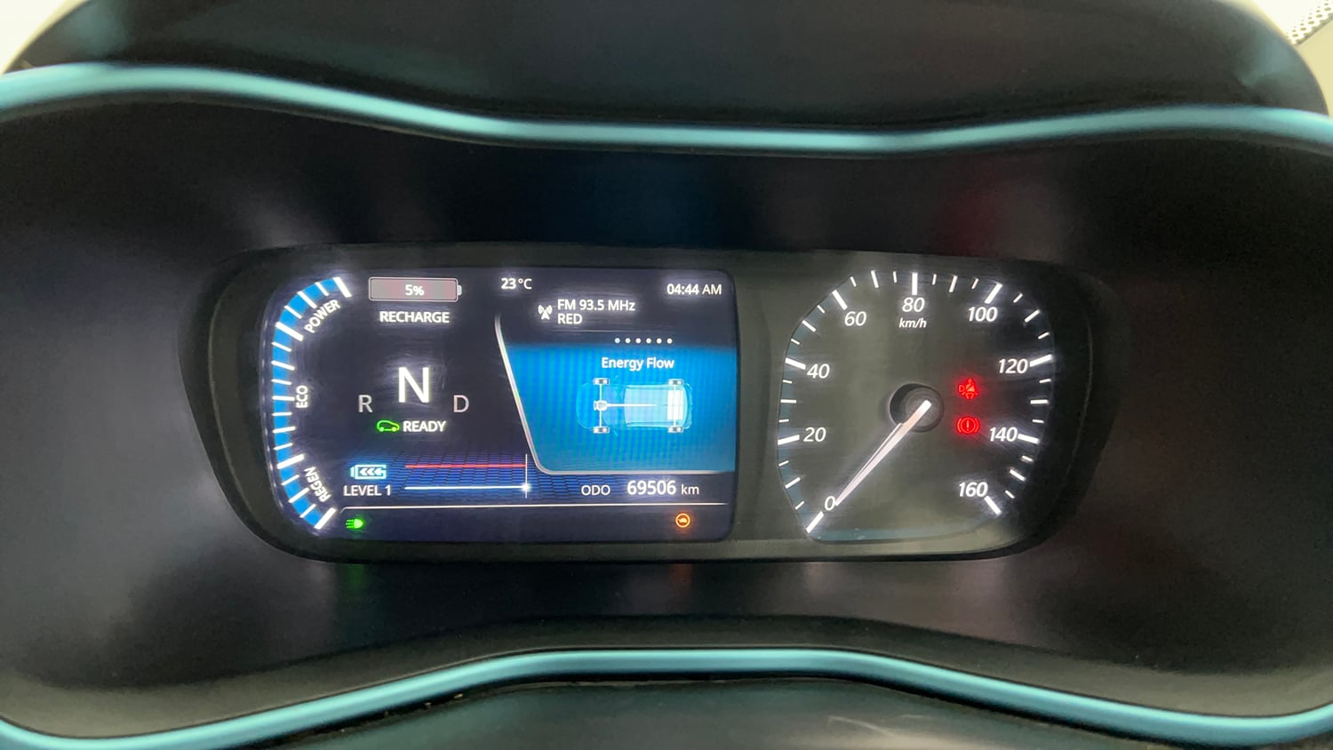 Used 2022 Tata Nexon EV XZ Plus Electric Automatic interior CLUSTERMETER VIEW