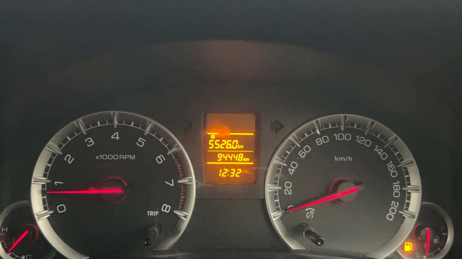 Used 2016 Maruti Suzuki Swift VXi Petrol Manual interior CLUSTERMETER VIEW