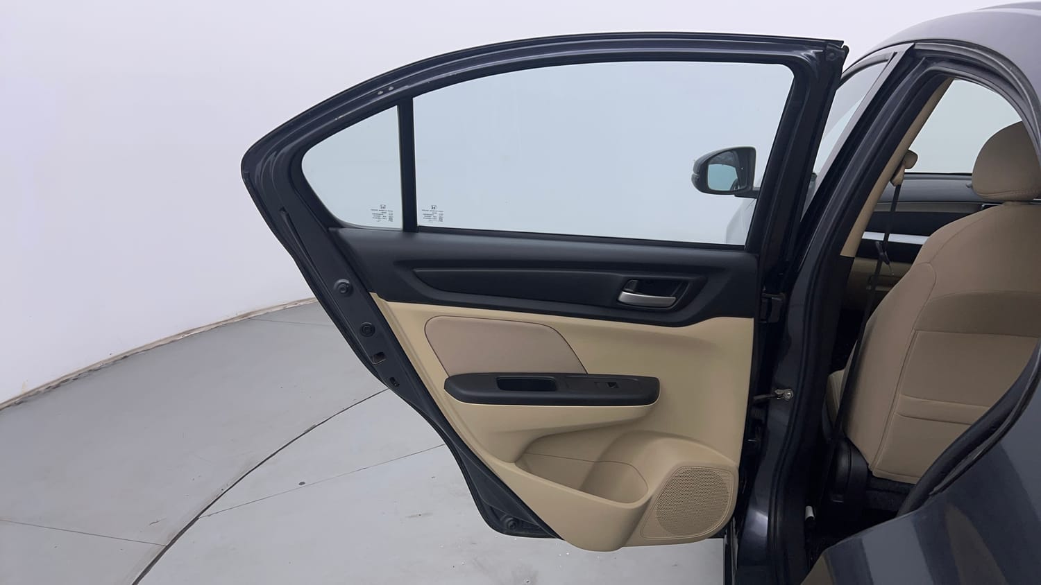 Used 2023 Honda Amaze VX CVT 1.2 Petrol Petrol Automatic interior LEFT REAR DOOR OPEN VIEW