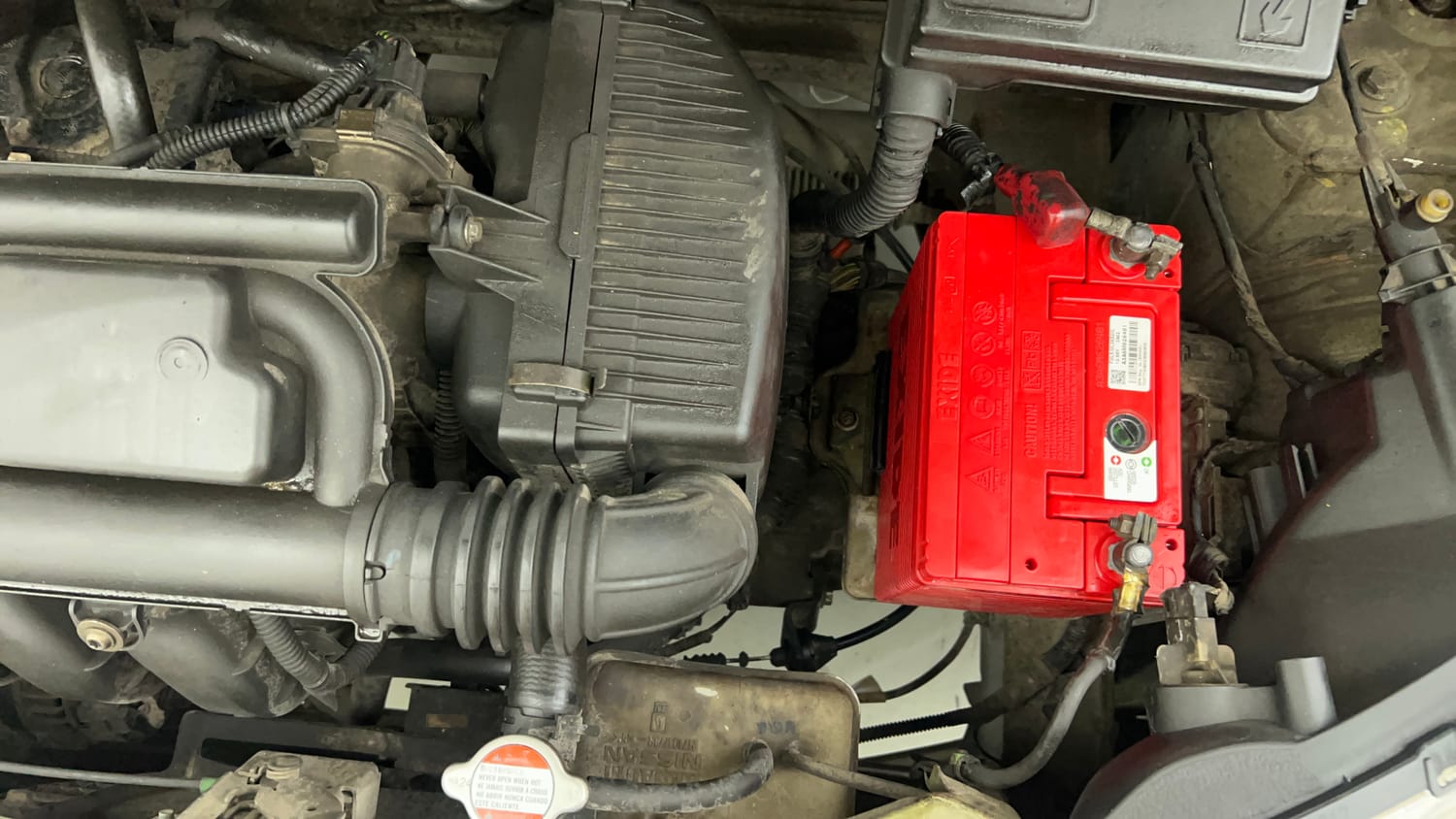 Used 2017 Datsun Redi-GO S 1.0 Petrol Manual engine ENGINE LEFT SIDE VIEW