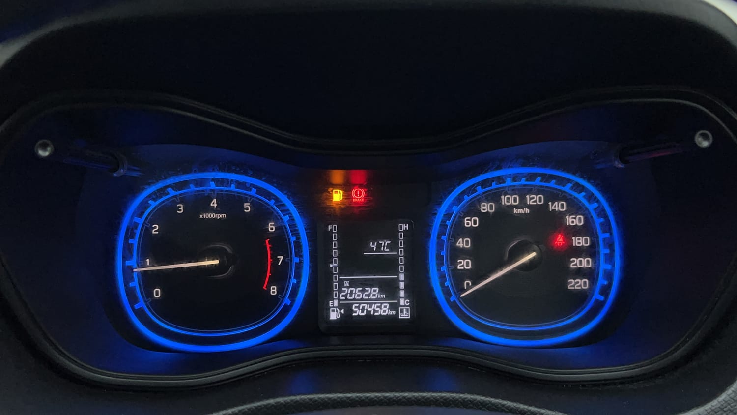 Used 2020 maruti-suzuki Vitara Brezza ZXi Plus Petrol Manual interior CLUSTERMETER VIEW