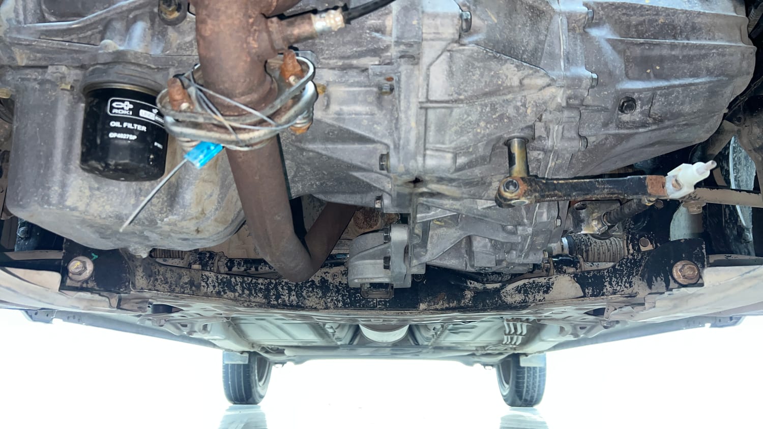Used 2017 Maruti Suzuki Baleno Delta 1.2 Petrol Manual extra FRONT LEFT UNDERBODY VIEW