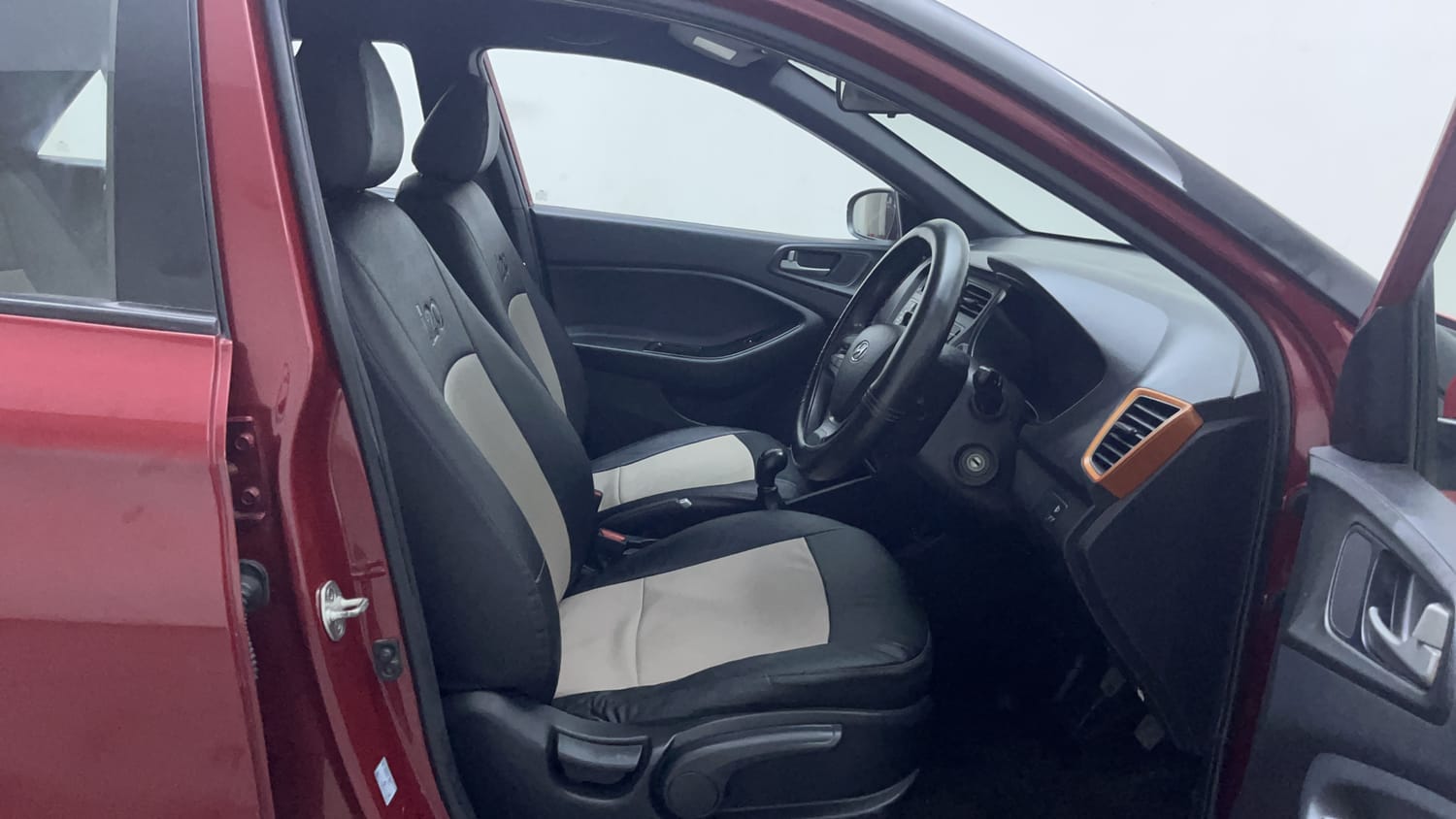 Used 2017 Hyundai Elite i20 Asta 1.2 Dual Tone Petrol Manual interior RIGHT SIDE FRONT DOOR CABIN VIEW