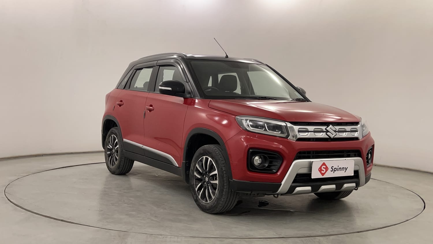Used 2022 Maruti Suzuki Vitara Brezza [2020-2022] ZXI Plus Dual Tone Petrol Manual exterior RIGHT FRONT CORNER VIEW