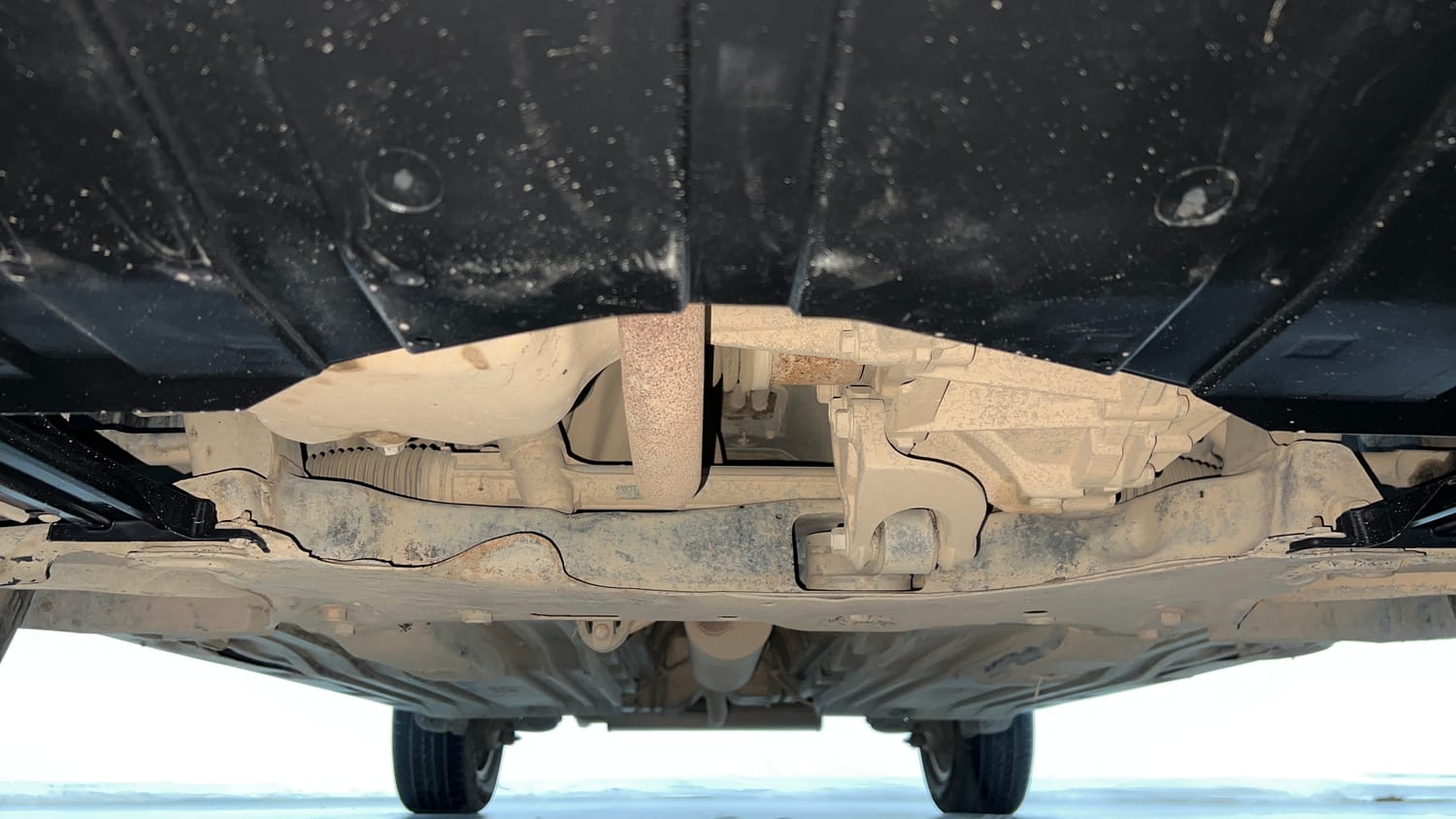 Used 2020 maruti-suzuki Vitara Brezza ZXi Plus Petrol Manual extra FRONT LEFT UNDERBODY VIEW