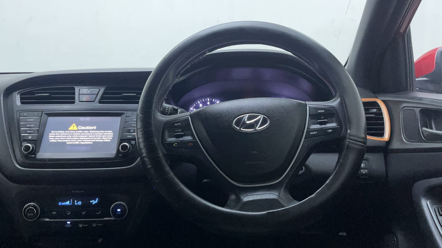 Used 2017 Hyundai Elite i20 Asta 1.2 Dual Tone Petrol Manual interior STEERING VIEW