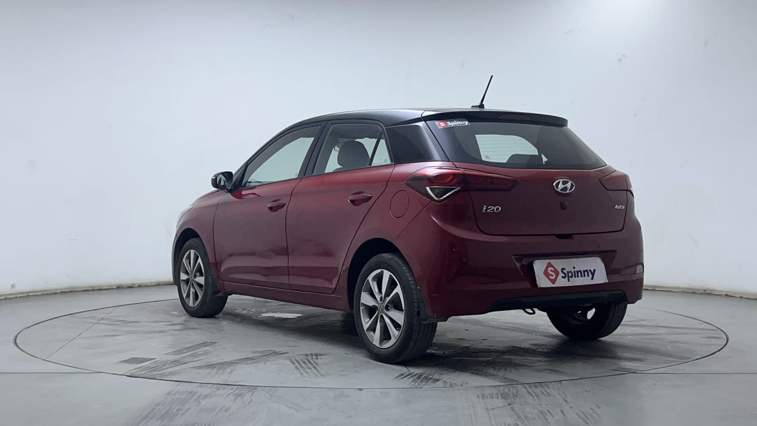 Used 2017 Hyundai Elite i20 Asta 1.2 Dual Tone Petrol Manual exterior LEFT REAR CORNER VIEW