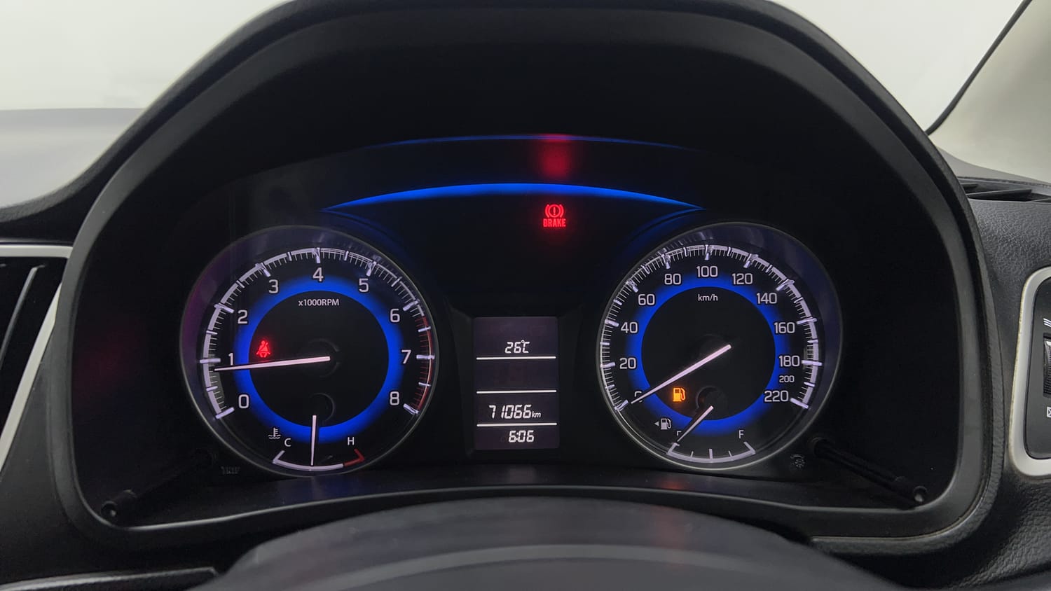 Used 2017 Maruti Suzuki Baleno Delta 1.2 Petrol Manual interior CLUSTERMETER VIEW