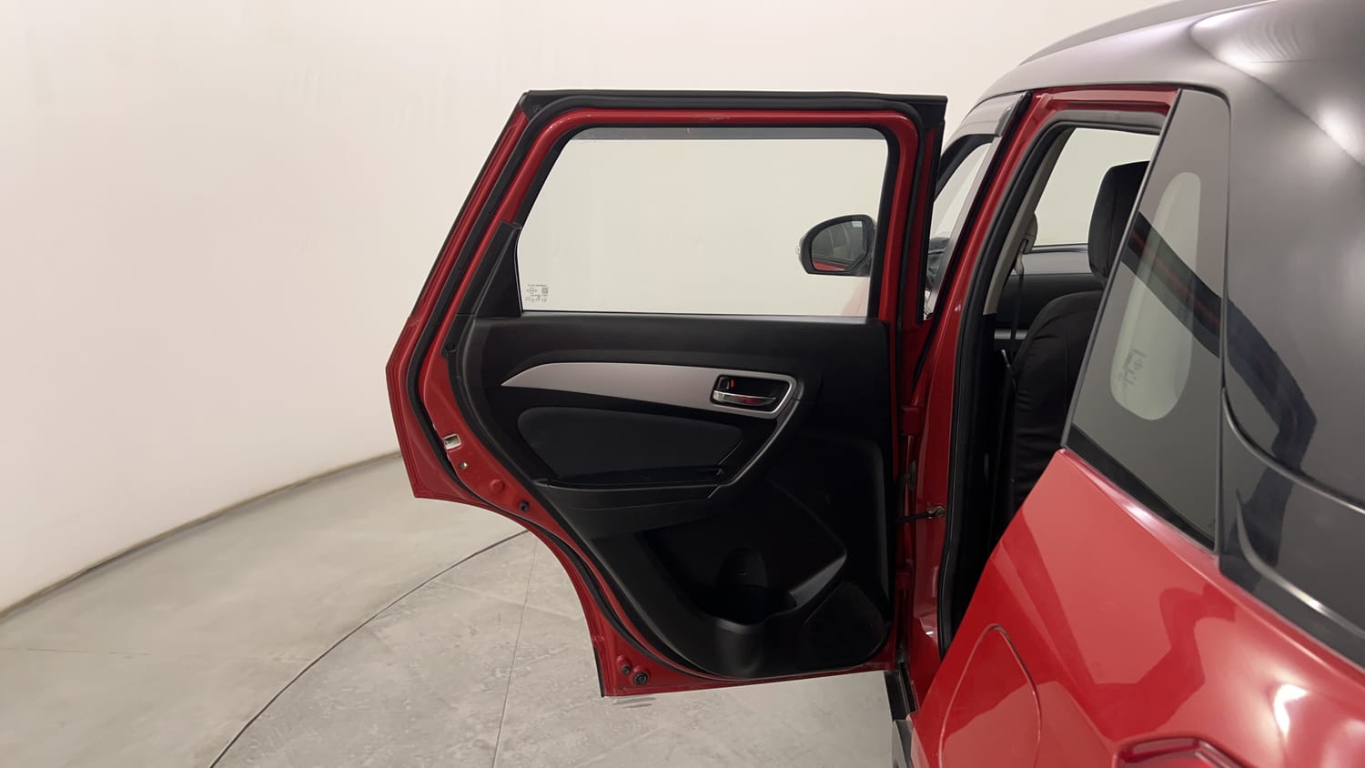 Used 2022 Maruti Suzuki Vitara Brezza [2020-2022] ZXI Plus Dual Tone Petrol Manual interior LEFT REAR DOOR OPEN VIEW