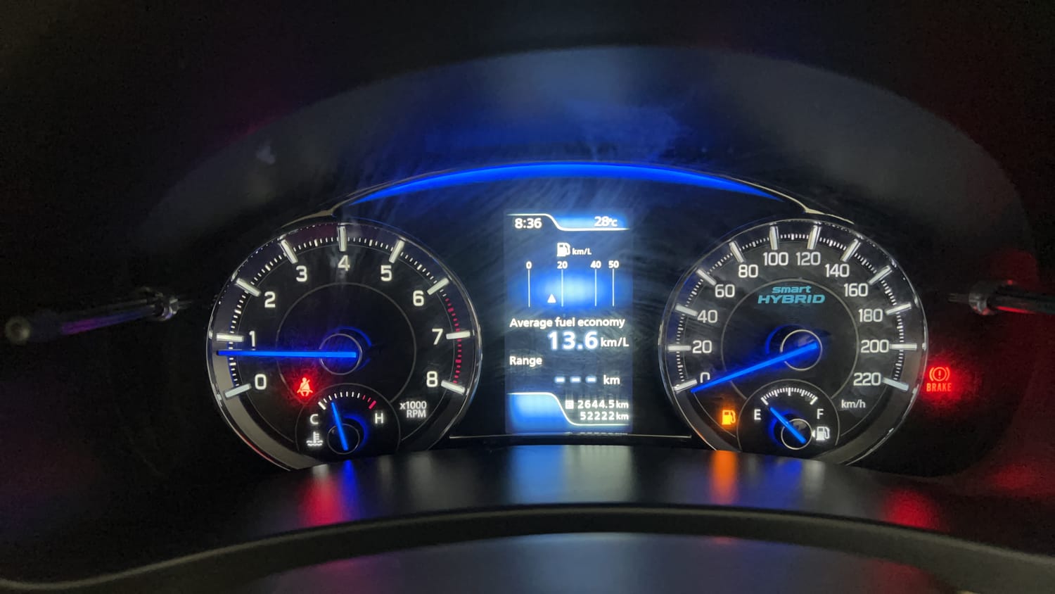 Used 2022 Maruti Suzuki Ciaz Zeta 1.5 Petrol Manual interior CLUSTERMETER VIEW