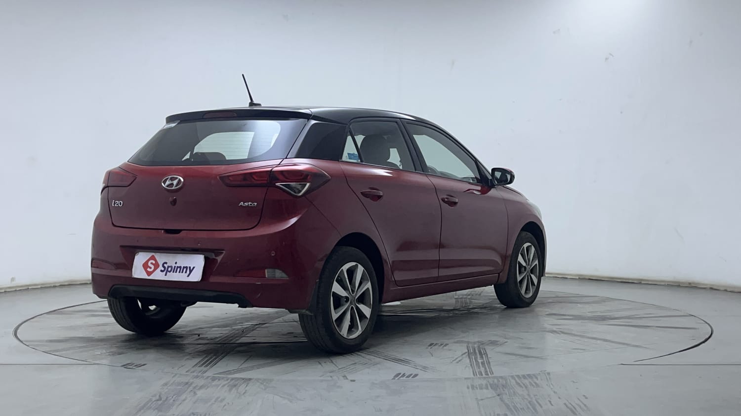 Used 2017 Hyundai Elite i20 Asta 1.2 Dual Tone Petrol Manual exterior RIGHT REAR CORNER VIEW