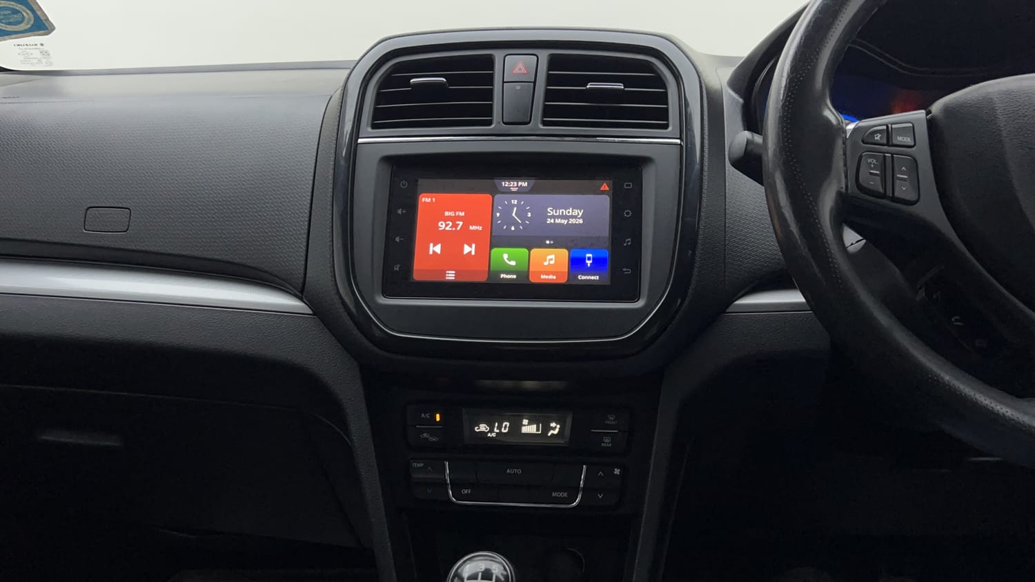 Used 2020 maruti-suzuki Vitara Brezza ZXi Plus Petrol Manual interior MUSIC SYSTEM & AC CONTROL VIEW