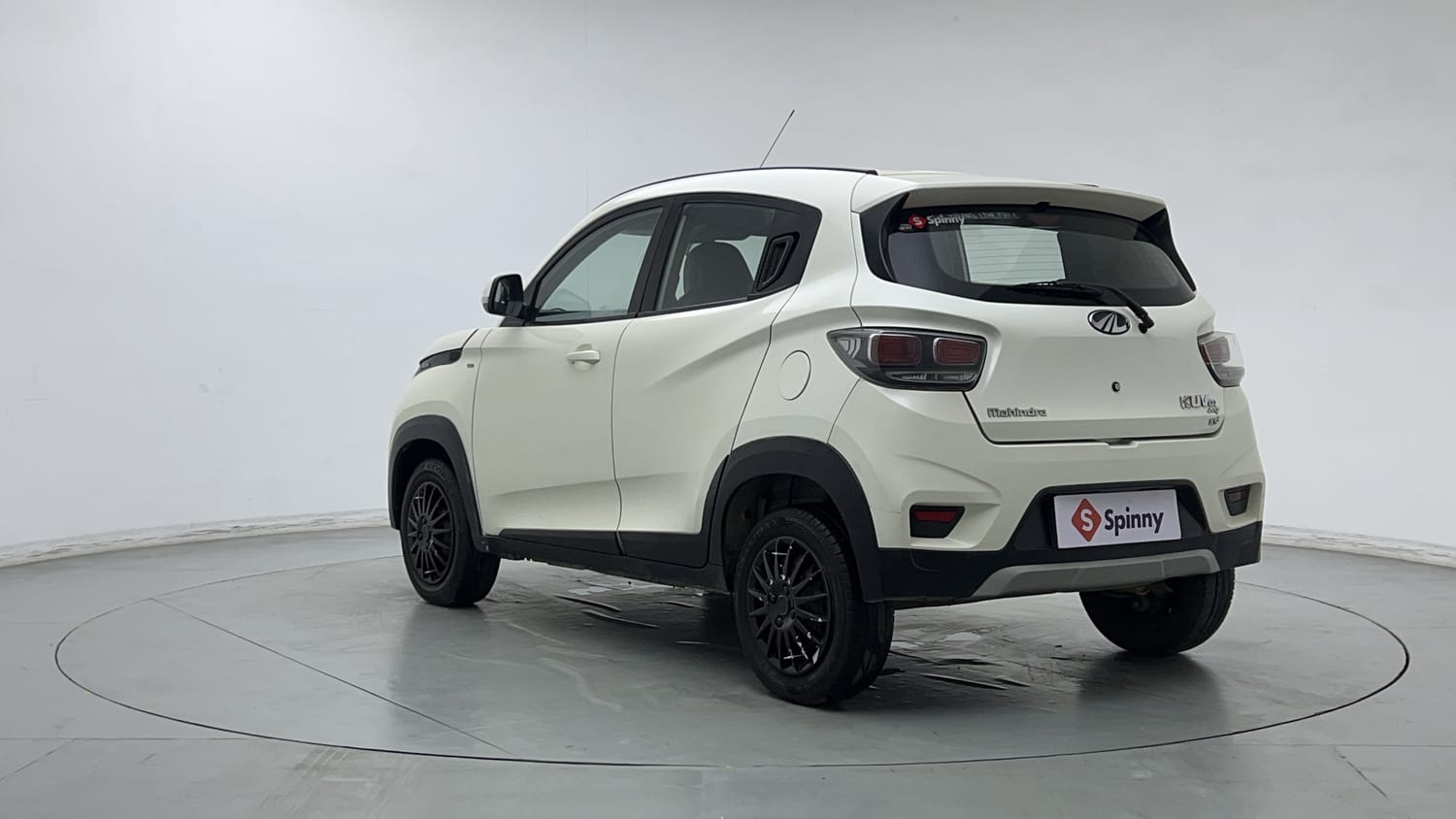 Used 2018 Mahindra KUV100 NXT K6 Plus 6 STR Petrol Manual exterior LEFT REAR CORNER VIEW