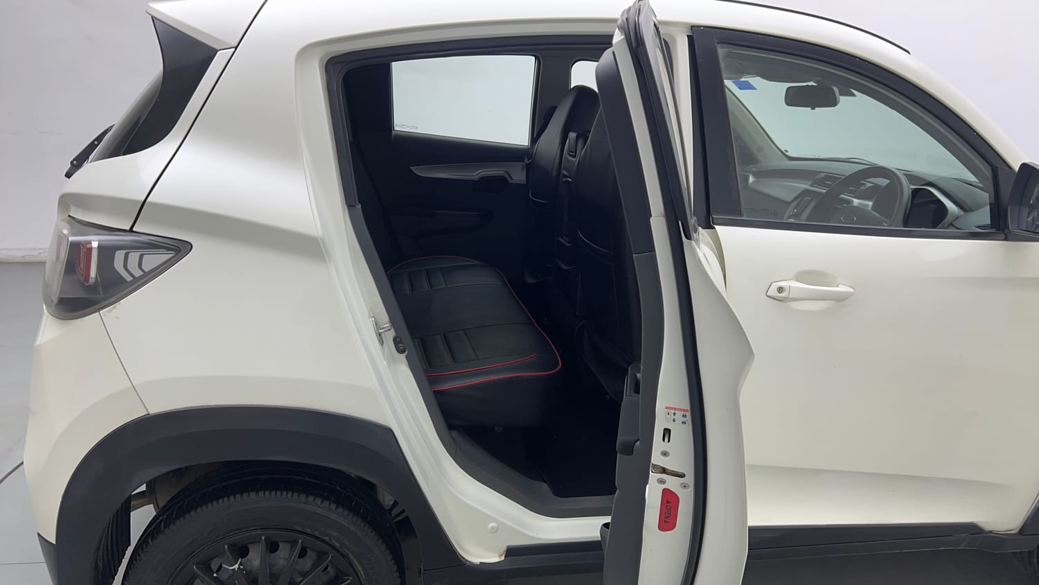 Used 2018 Mahindra KUV100 NXT K6 Plus 6 STR Petrol Manual interior RIGHT SIDE REAR DOOR CABIN VIEW