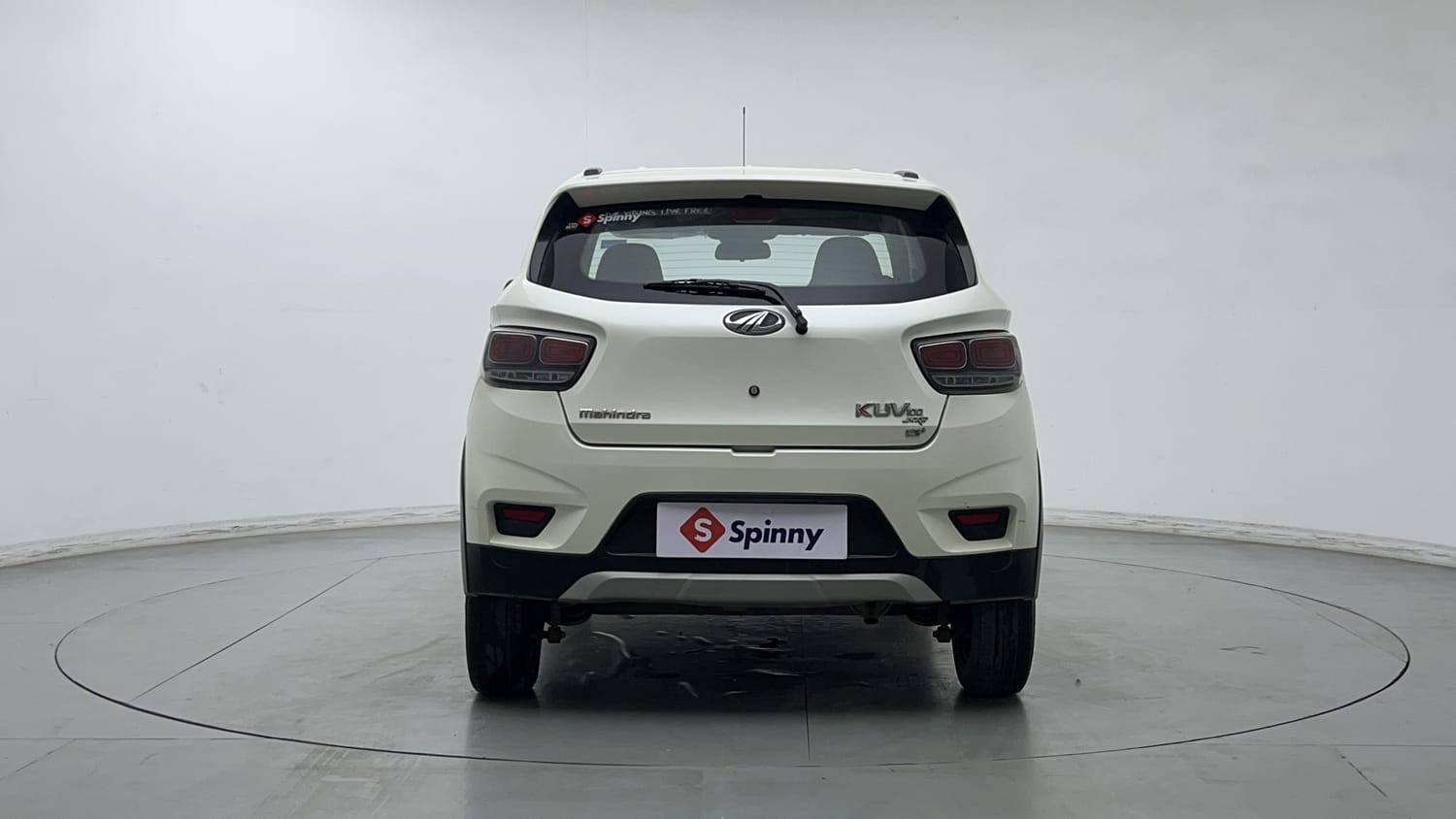 Used 2018 Mahindra KUV100 NXT K6 Plus 6 STR Petrol Manual exterior BACK VIEW