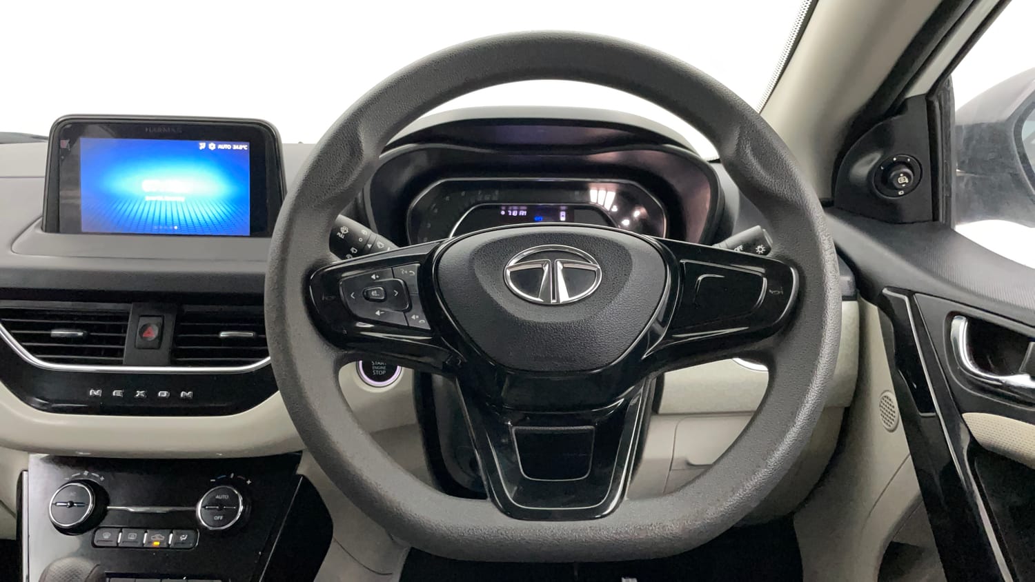 Used 2023 Tata Nexon XZA Plus Petrol Automatic interior STEERING VIEW