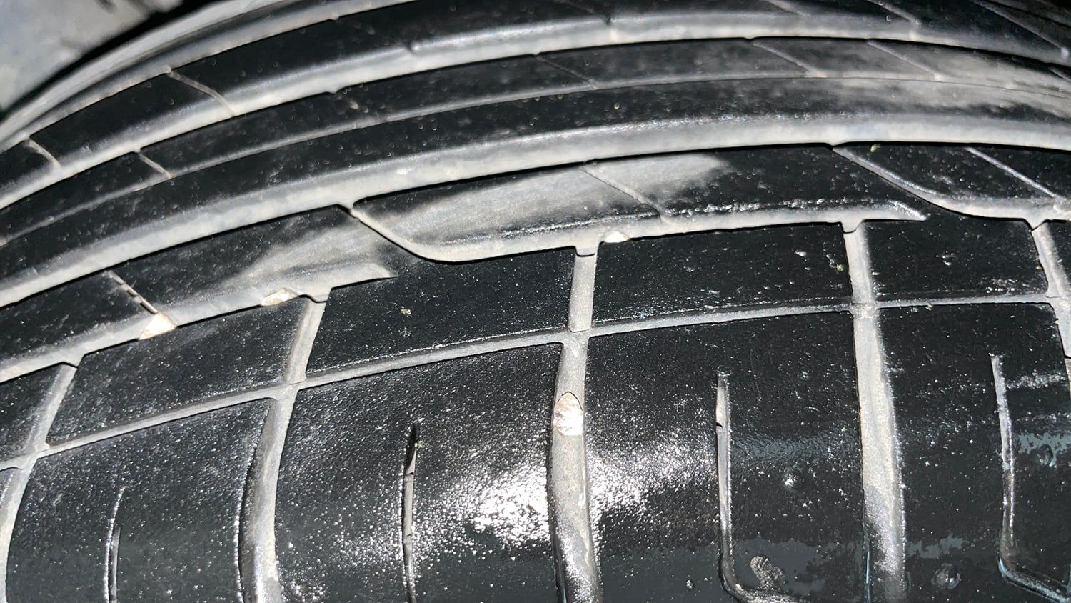 Used 2023 Tata Nexon XZA Plus Petrol Automatic tyres LEFT REAR TYRE TREAD VIEW
