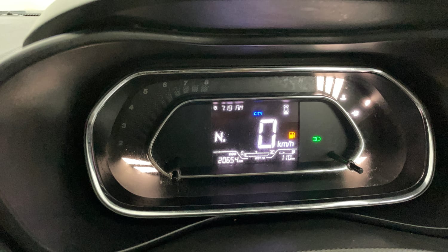 Used 2023 Tata Nexon XZA Plus Petrol Automatic interior CLUSTERMETER VIEW