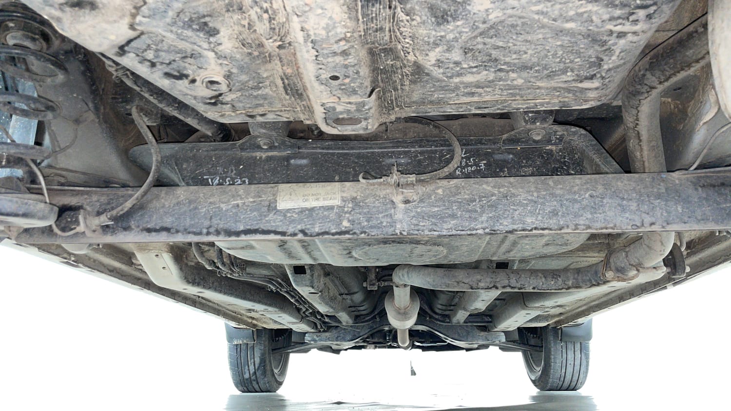 Used 2023 Tata Nexon XZA Plus Petrol Automatic extra REAR UNDERBODY VIEW (TAKEN FROM REAR)