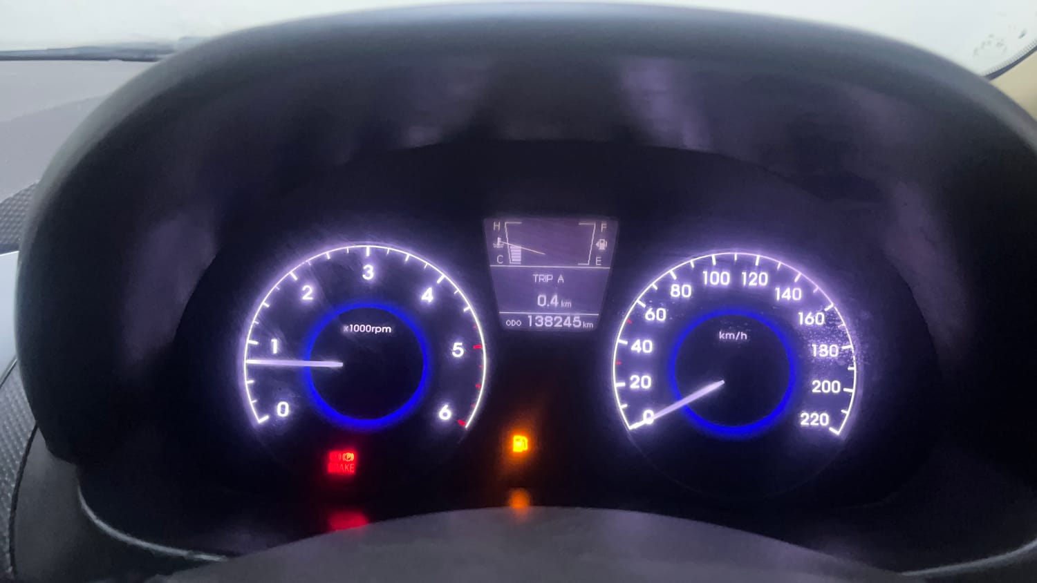 Used 2012 Hyundai Verna Fluidic 1.6 CRDi SX Diesel Manual interior CLUSTERMETER VIEW