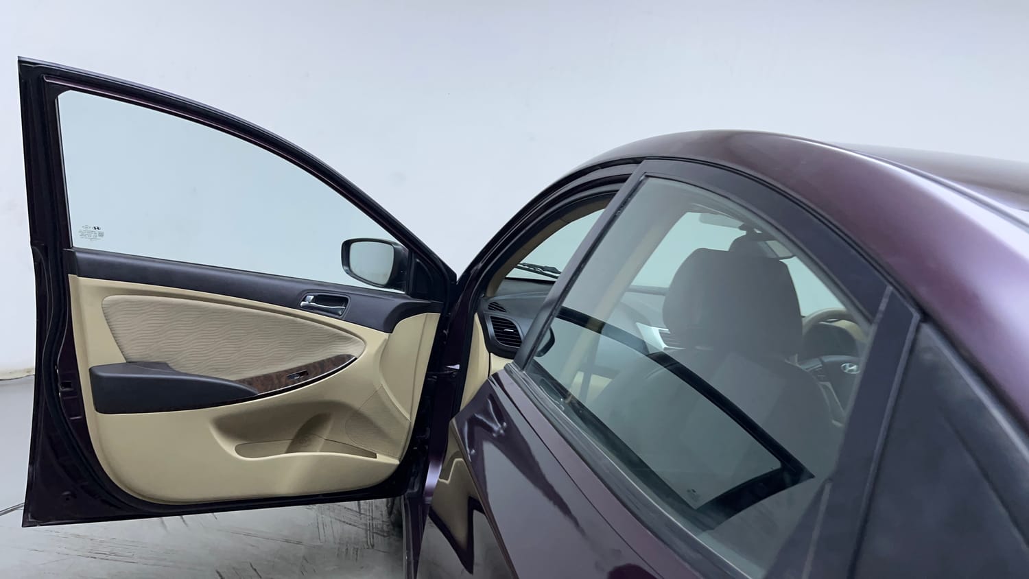 Used 2012 Hyundai Verna Fluidic 1.6 CRDi SX Diesel Manual interior LEFT FRONT DOOR OPEN VIEW