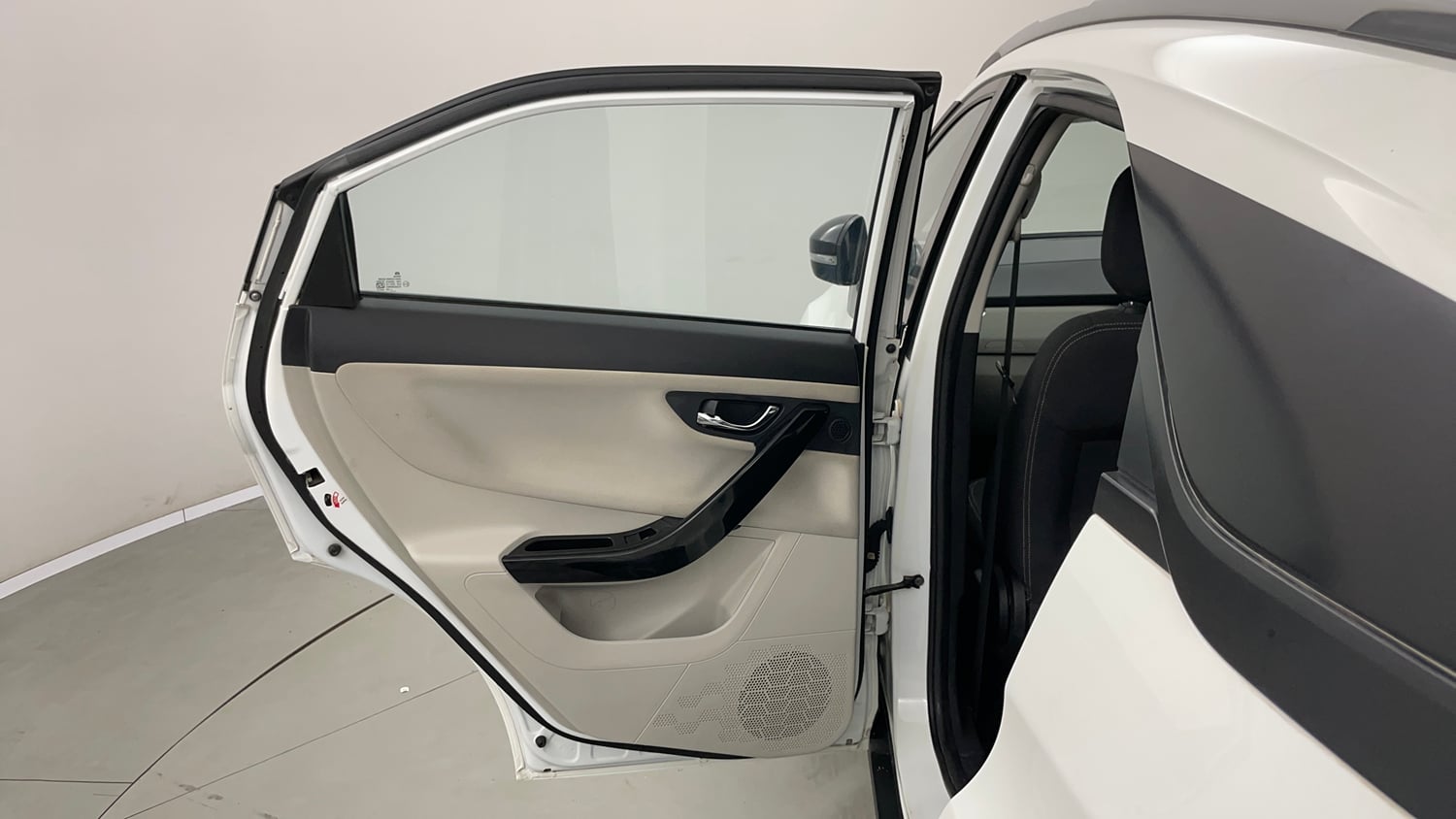 Used 2023 Tata Nexon XZA Plus Petrol Automatic interior LEFT REAR DOOR OPEN VIEW