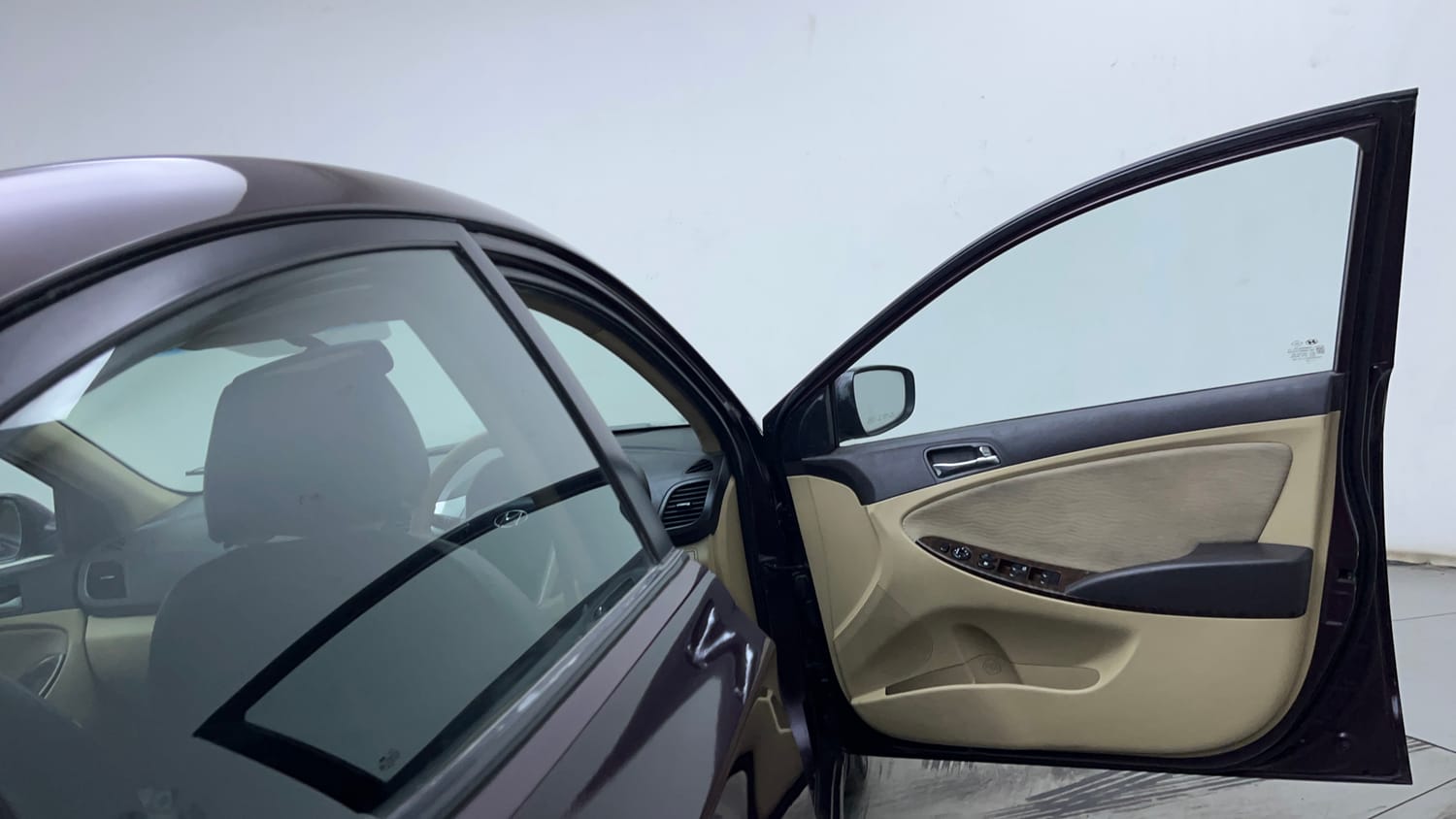 Used 2012 Hyundai Verna Fluidic 1.6 CRDi SX Diesel Manual interior RIGHT FRONT DOOR OPEN VIEW