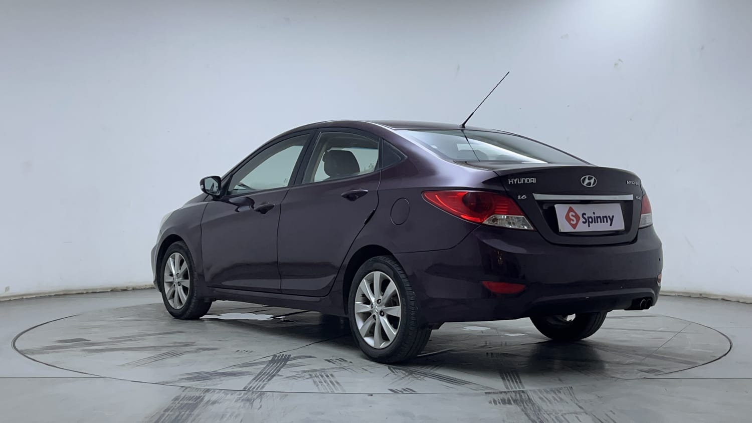 Used 2012 Hyundai Verna Fluidic 1.6 CRDi SX Diesel Manual exterior LEFT REAR CORNER VIEW