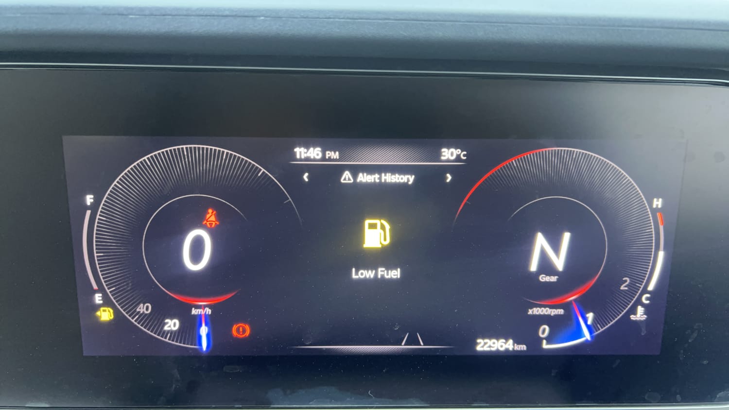Used 2021 Mahindra XUV700 AX 7 Petrol MT 7 STR Petrol Manual interior CLUSTERMETER VIEW