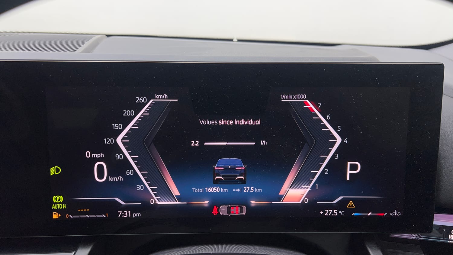 Used 2026 BMW 5 Series 530Li M Sport (Titanium Bronze) Petrol Automatic interior CLUSTERMETER VIEW