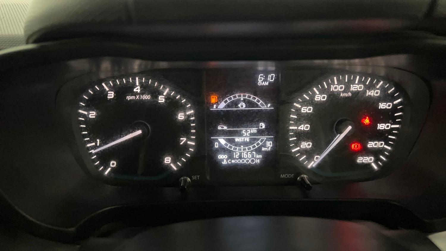 Used 2021 Tata Altroz XZ Diesel Diesel Manual interior CLUSTERMETER VIEW