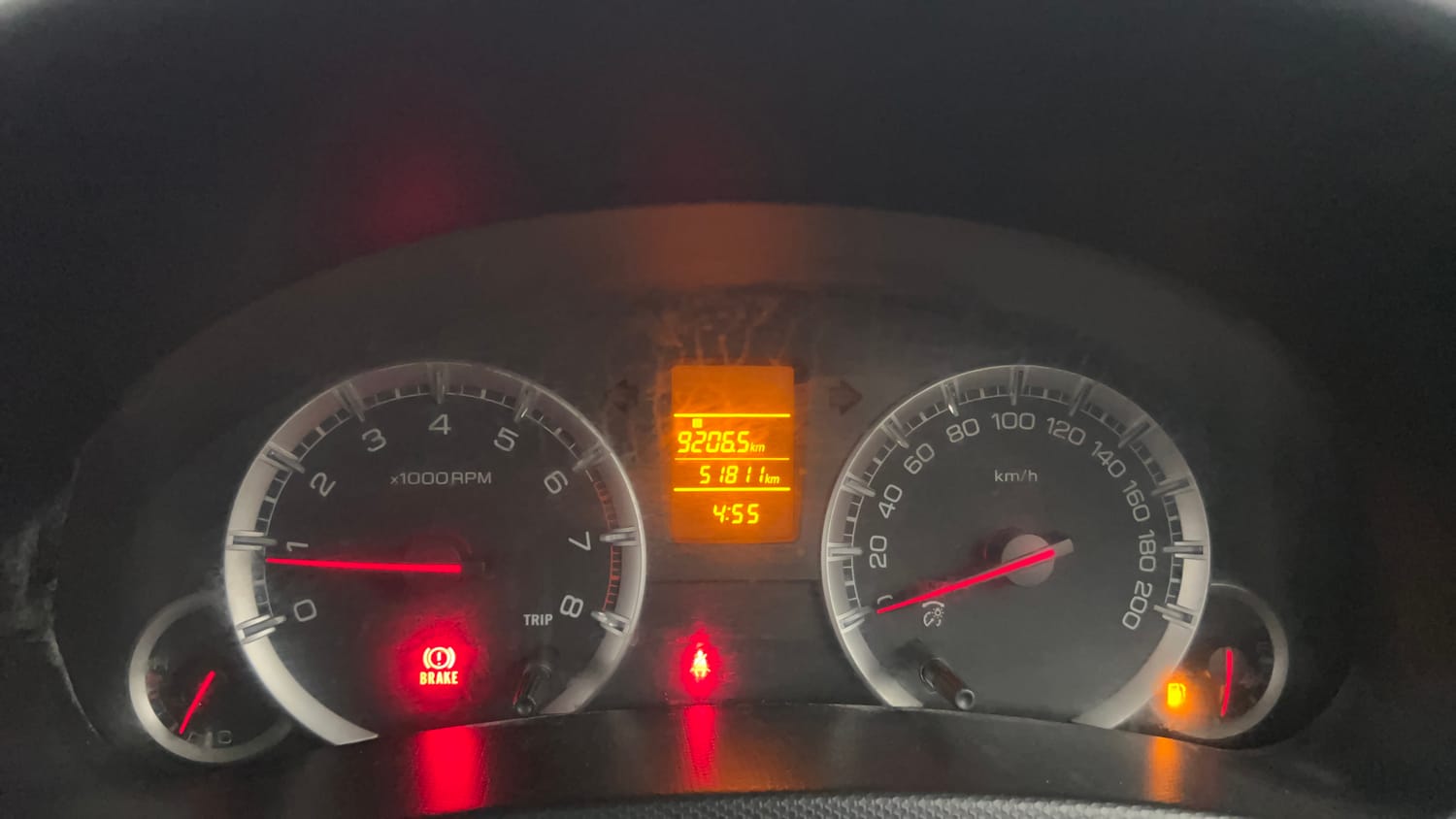 Used 2012 Maruti Suzuki Swift VXi Petrol Manual interior CLUSTERMETER VIEW