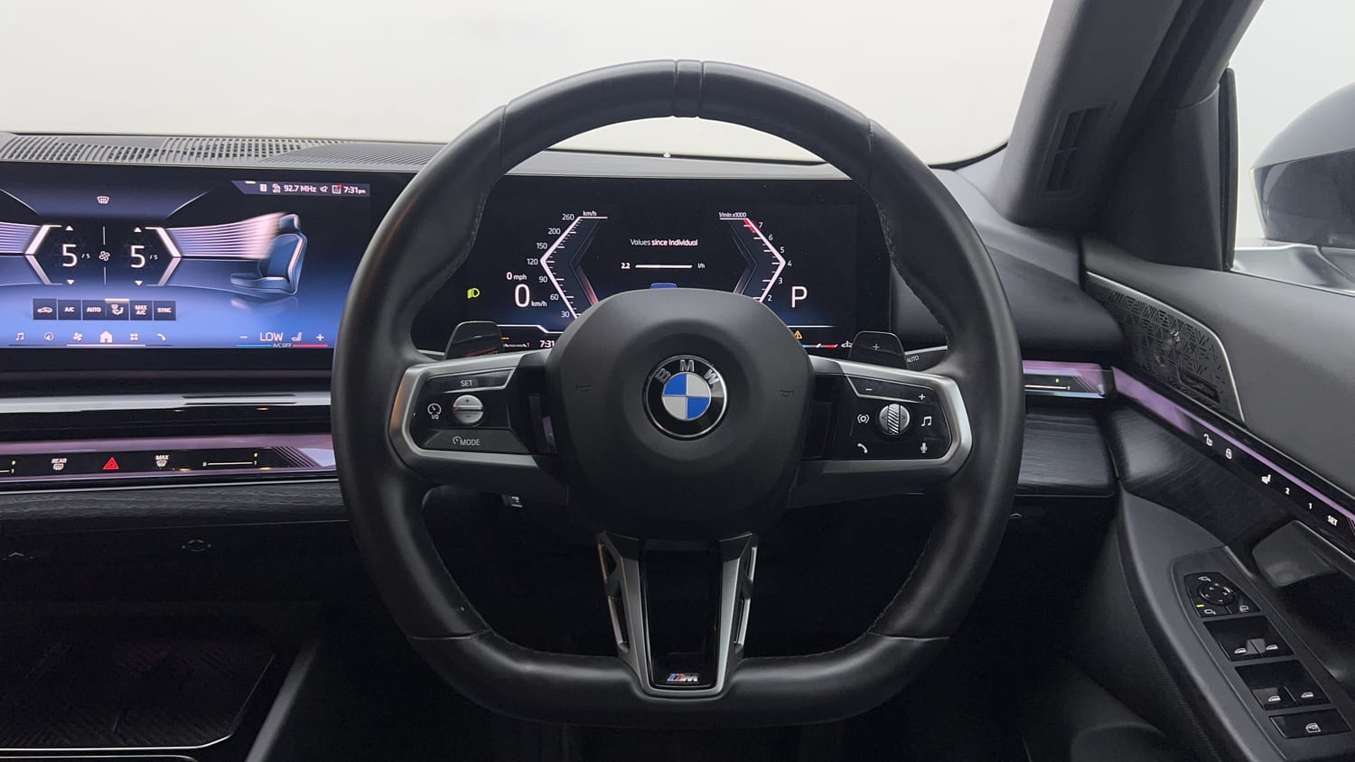 Used 2026 BMW 5 Series 530Li M Sport (Titanium Bronze) Petrol Automatic interior STEERING VIEW
