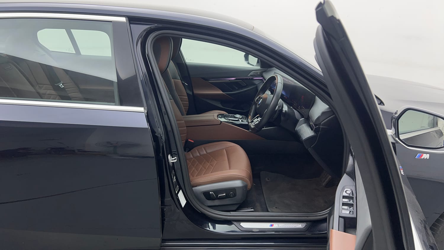 Used 2026 BMW 5 Series 530Li M Sport (Titanium Bronze) Petrol Automatic interior RIGHT SIDE FRONT DOOR CABIN VIEW