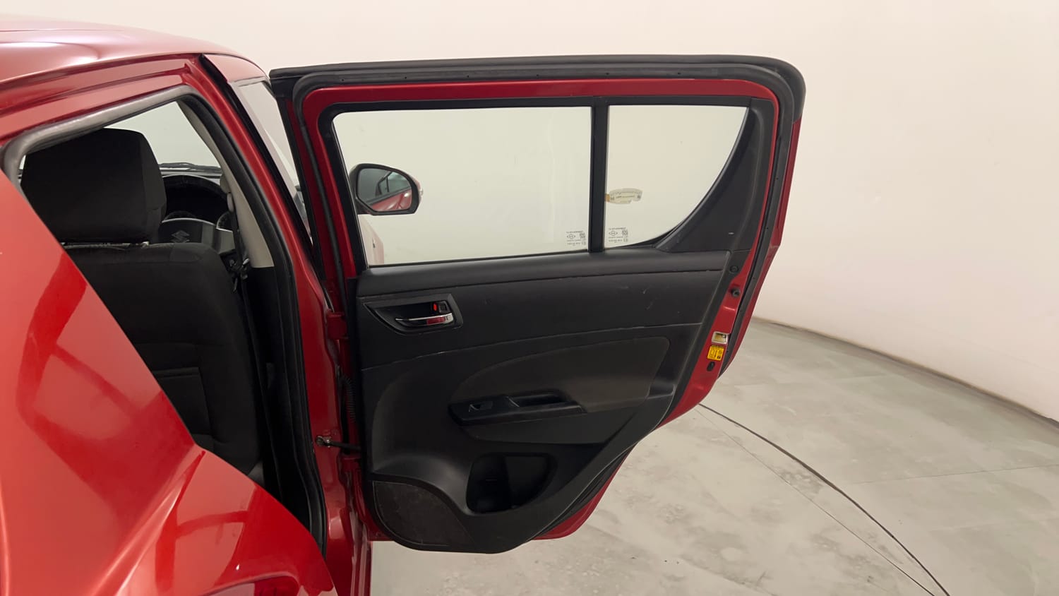 Used 2012 Maruti Suzuki Swift VXi Petrol Manual interior RIGHT REAR DOOR OPEN VIEW