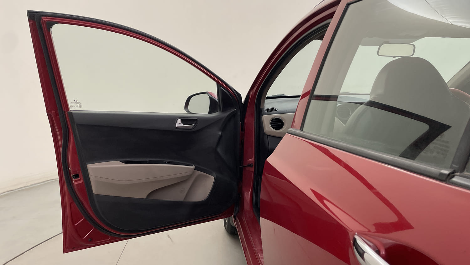 Used 2018 Hyundai Grand i10 Asta 1.2 Kappa VTVT Petrol Manual interior LEFT FRONT DOOR OPEN VIEW
