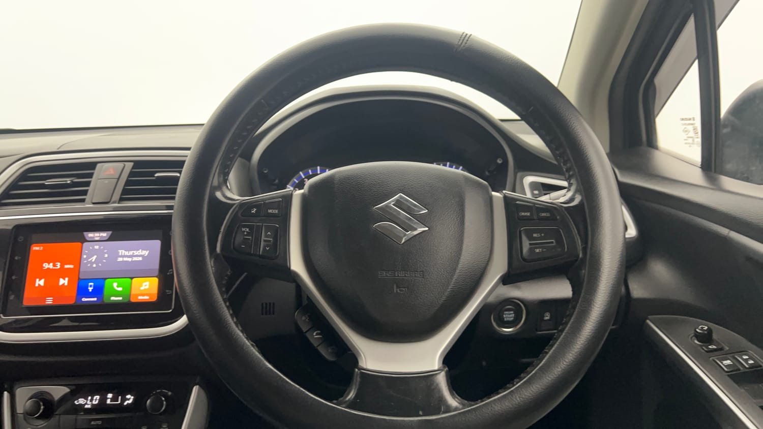 Used 2021 Maruti Suzuki S-Cross Alpha AT Petrol Automatic interior STEERING VIEW