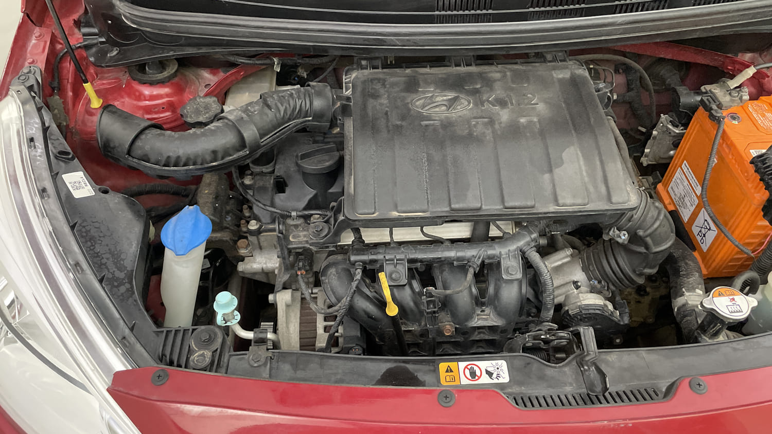 Used 2018 Hyundai Grand i10 Asta 1.2 Kappa VTVT Petrol Manual engine ENGINE RIGHT SIDE VIEW